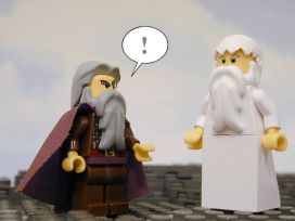God and moses lego